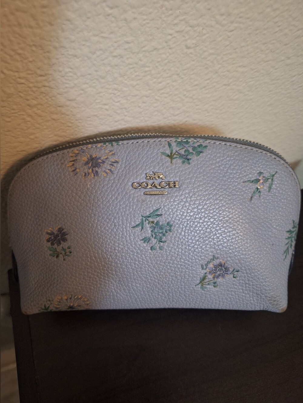Coach Cosmetic Case 17 Meadow Prairie Floral
